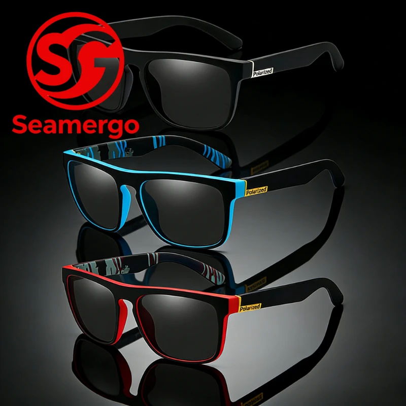 

3 шт./4 шт. мужские поляризационные солнцезащитные очки UV400 для верховой езды, вождения, спорта, устойчивые к ультрафиолету, красивые модные очки квадратных оттенков