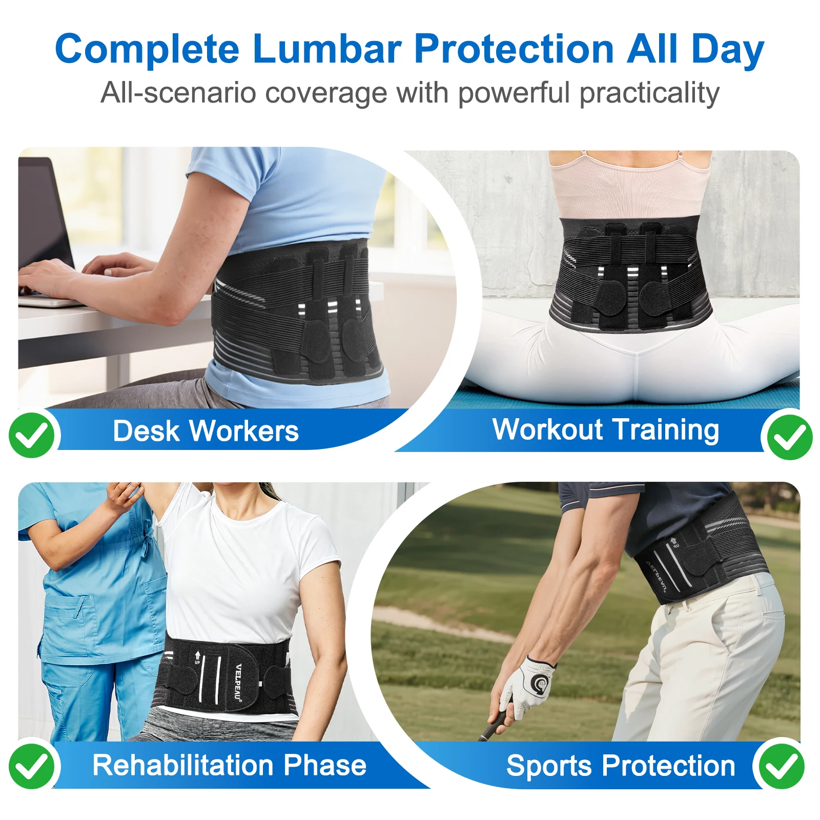Unisex Lower Back Support Belt