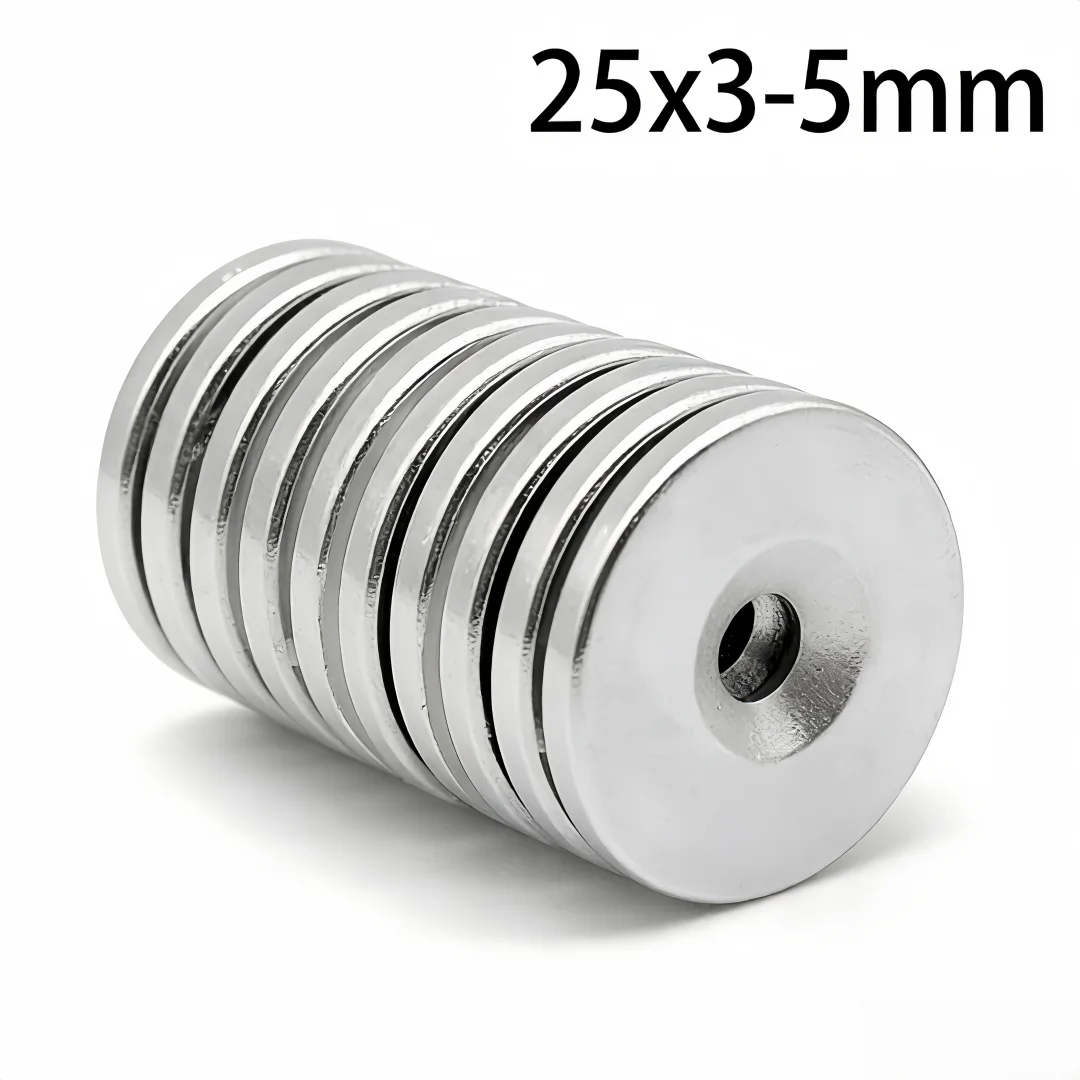 25x3-5mm Round Powerful Magnetic Magnet 25x*-5 Strong Disc Magnets For Fridge DIY Building Scientific Craft Education 25x3-5