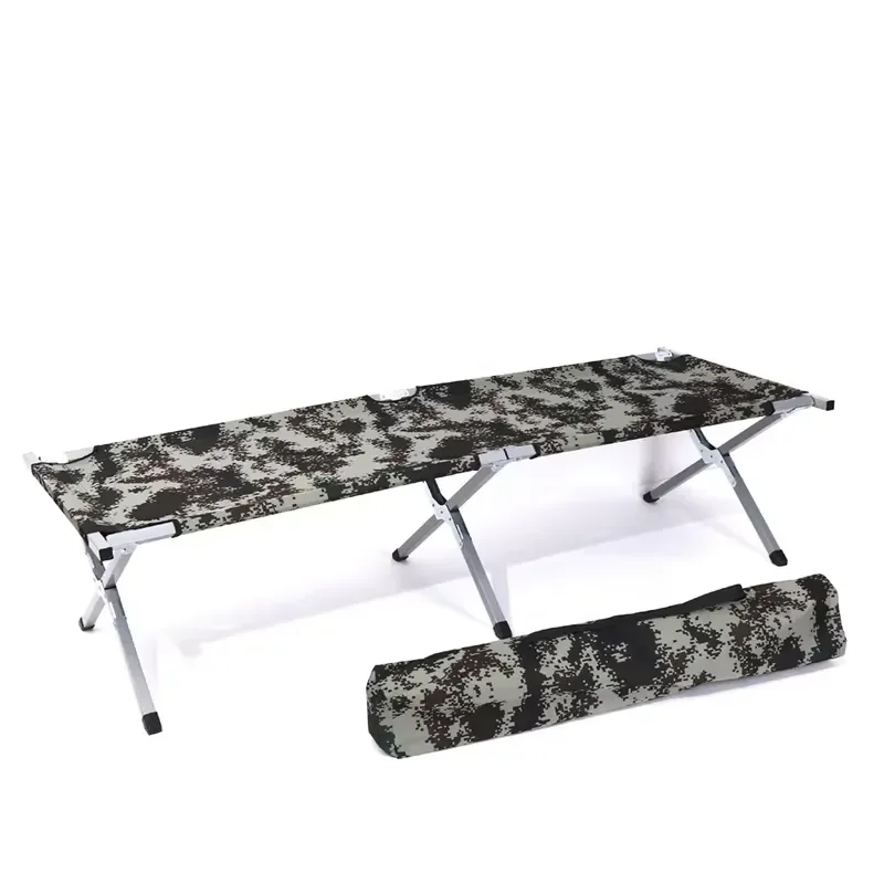 for Lightweight Foldable Modular Modern Camping Bed Portable Outdoor Emergency Disaster Relief Camouflage Cot Hospital Living