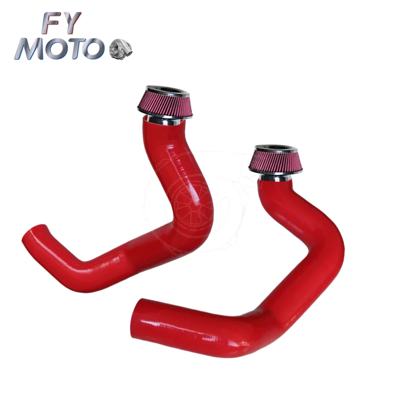 INTAKE COLD AIR Red INDUCTION Hose Kit For BMW M8 M5 F90 F91 F92 F93 6ply 7MM Thickness