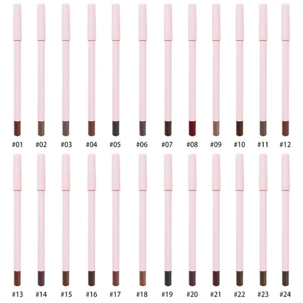 Waterproof Lipliner Pencil New Velvet Natural Outline Lip Contour Line Lip Liner Matte Matte Lipstick Pencils