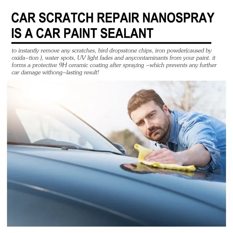 Spray de revêtement Nano pour voiture, 30/120ML, cire liquide, scellant de peinture, couche de protection hydrofuge pour les détails automobiles, brillance