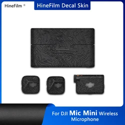 Hinefilm Skin for DJI Mic Mini Microphone Decal Skin Wrap Cover for DJIMIC Mini Wireless Microphone Sticker Protective Film