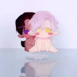 Smyrna and Capri Plate Desk Decor Standing Collection Ornament Accesorios Theo Peserus Seram Marita Acrylic Doll Model Gifts