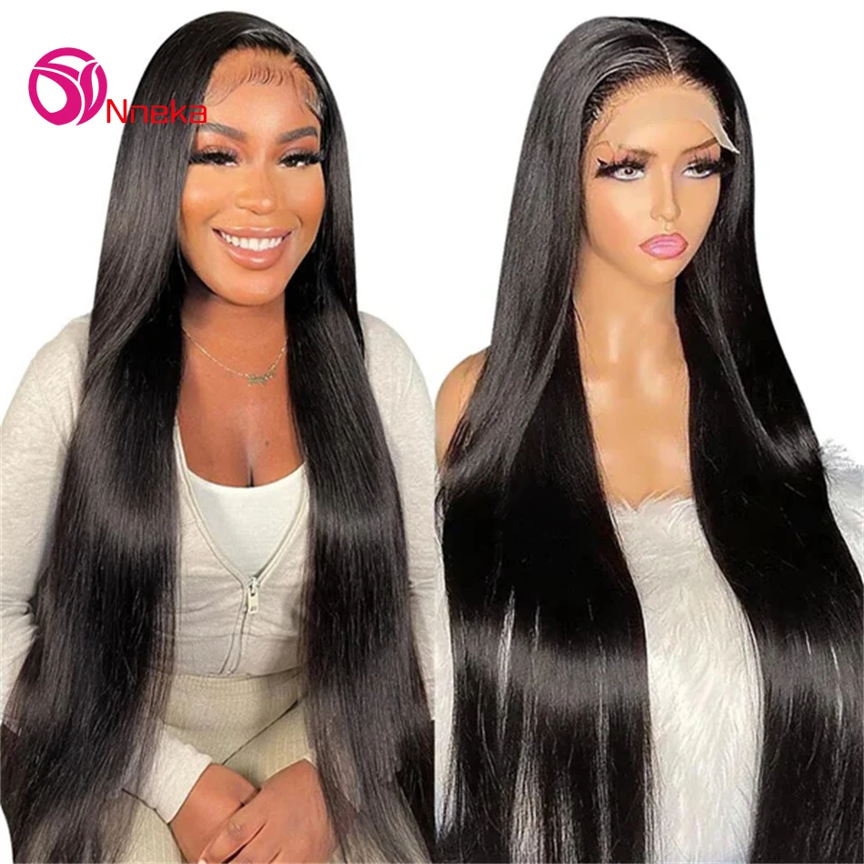 30 38 Inch Bone Straight Lace Frontal Wigs Human Hair 13x6 Hd Lace Frontal Wig 13x4 Lace Front Wig For Women