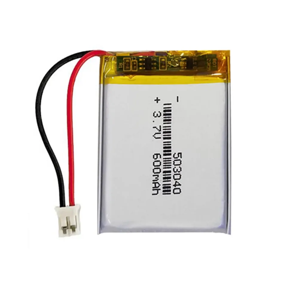 3.7 فولت 600 مللي أمبير بطاريات ليبو 503040 053040 ليثيوم أيون بوليمر بطارية ليثيوم لمكبر الصوت راديو VCR مصباح ليد خلايا GPS قابلة للشحن