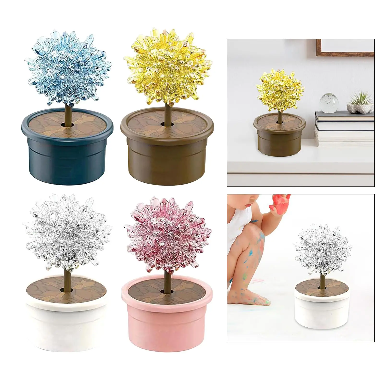 Crystal Lauren-Kit de jouets pour enfants, expérience scientifique, pour garçons et filles