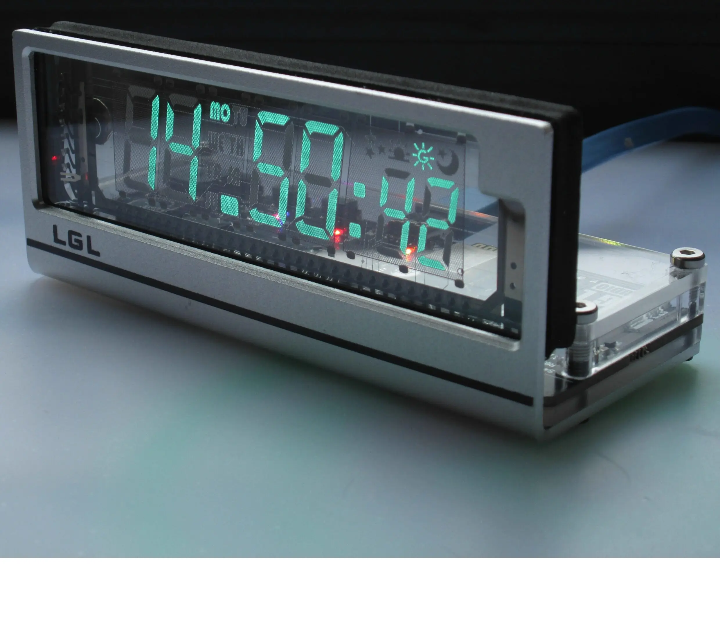 

VCK0658AL VFD Clock Vacuum Fluorescent Display VFD Clock WiFi Clock Alarm Clock Timing
