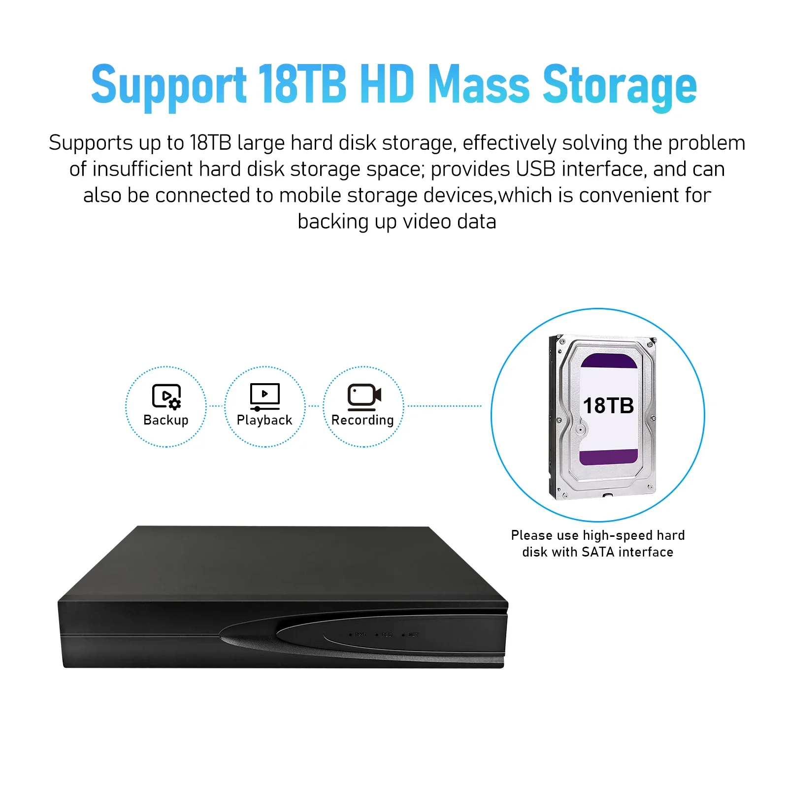 지데테크 4채널 8MP 네트워크 비디오 레코더 PoE NVR 카메라 시스템 인체 감지 불릿 카메라 PoE 보안 야외 카메라 시통