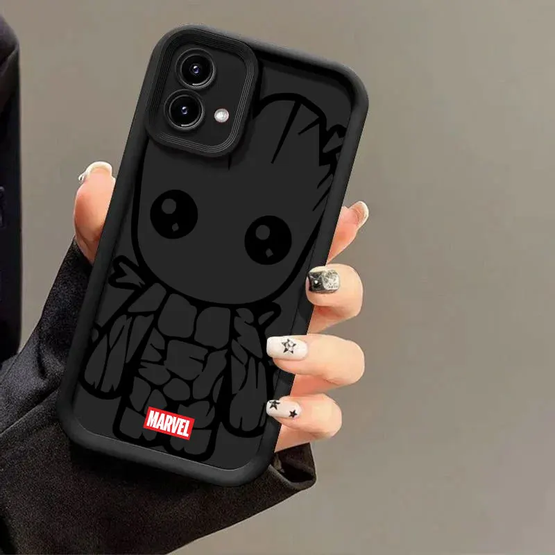

Line Marvel Groot Rocket Phone Case For Motorola Moto Edge 60 50 Fusion 40 NEO G85 G84 G75 G54 G35 G34 G22 G15 G14 E40 E32 Funda