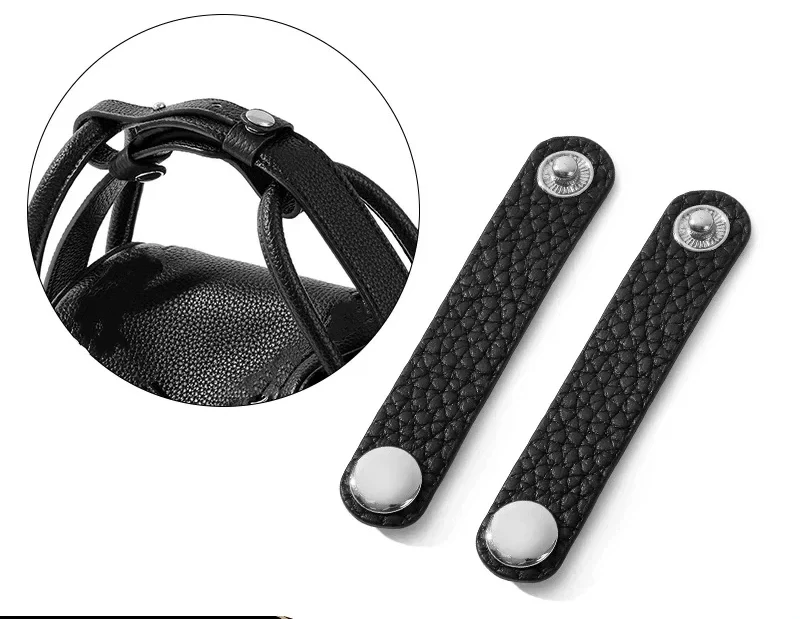 Genuine Leather Fashion Bag Strap Shortening Buckles Shoulder Strap Binding Buckle Fixed FBuckle Adapter for Bag Accessories