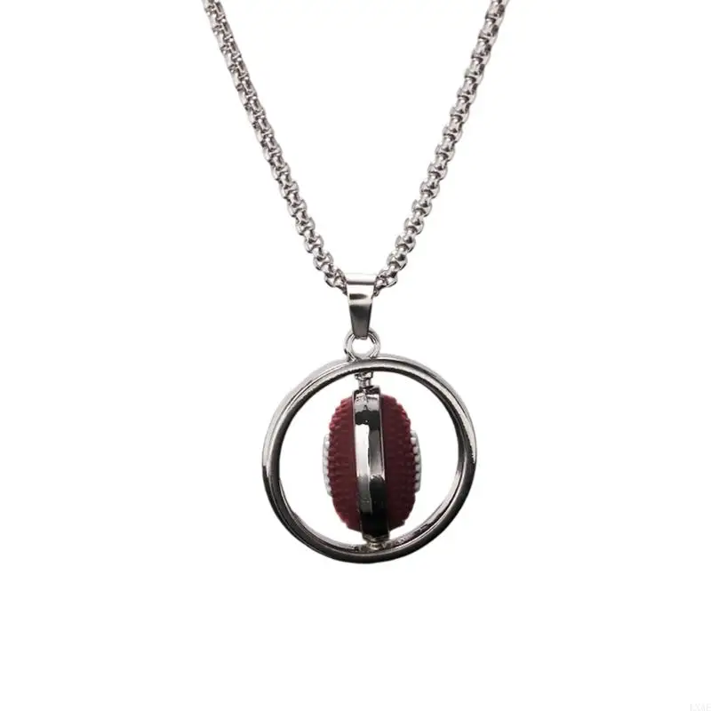  Lightweight Sports Ball Pendant Necklace Stainless Steel Comfort Fit For Use