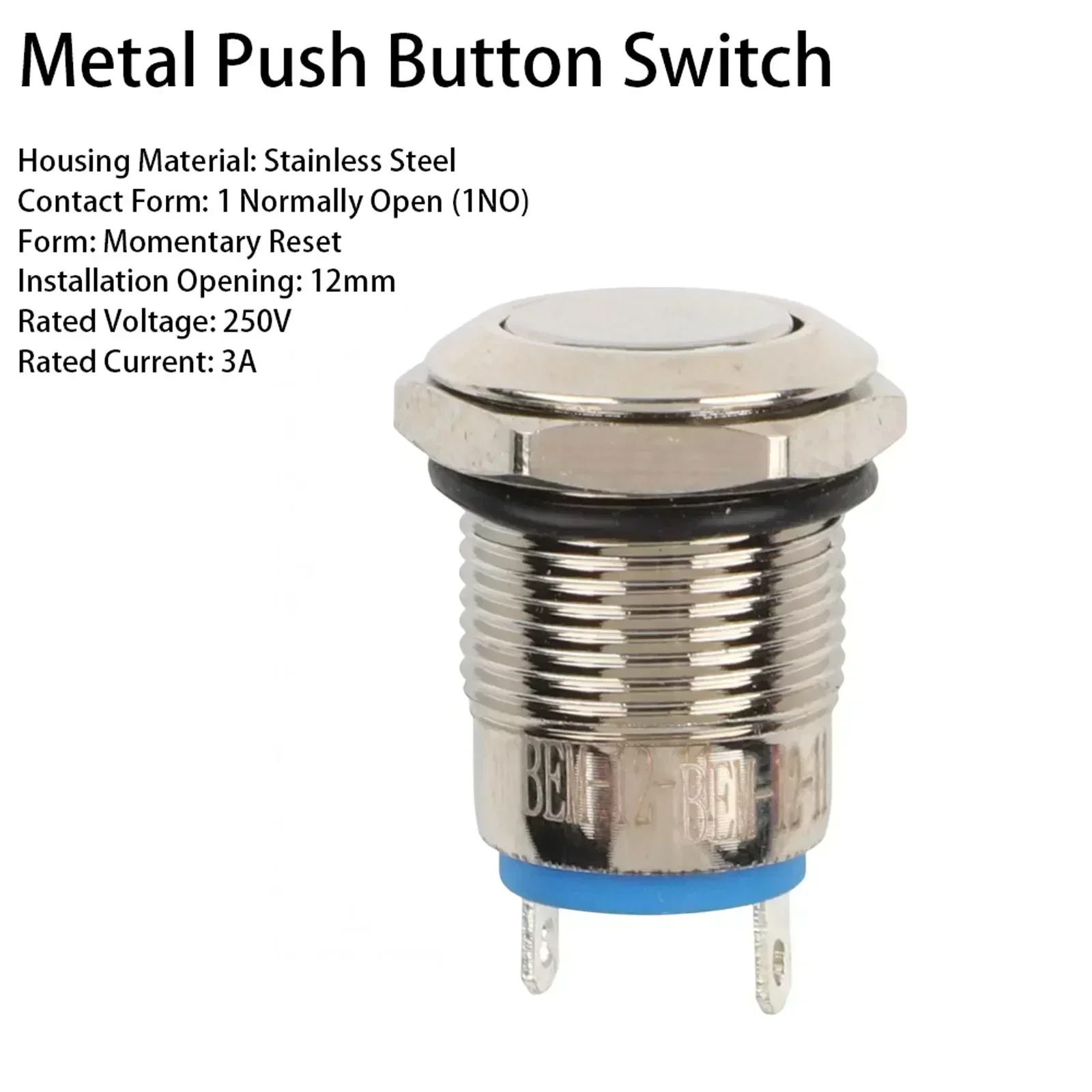 Кнопочный-переключатель-устойчивый-к-влагу-и-пылу-с-высокой-промывкой-и-1-контактами-НЕТ-для-электромагнитных-стартеров