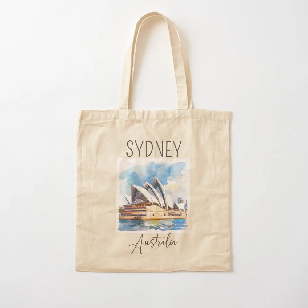 Watercolor Design of Sydney - Australia Tote Bag