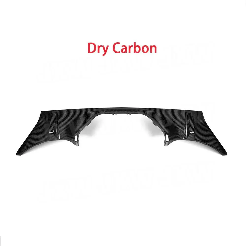 Carbon Fiber Rear Bumper Lip Diffuser Spoiler Middle Exhaust Pipe Outlet For BMW M2 G87 2023+ MP Style Coupe FRP Car Body Kit