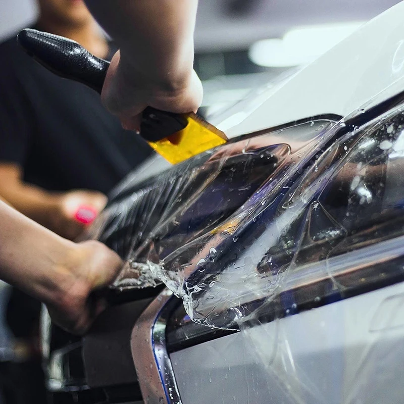 ฟิล์มกันรอยรถยนต์แบบด้าน 7.3 มิล ไม่เหลือง ซ่อมแซมตัวเองได้ ฟิล์ม TPU แบบด้าน xpel PPF ฟิล์มกันรอยรถยนต์