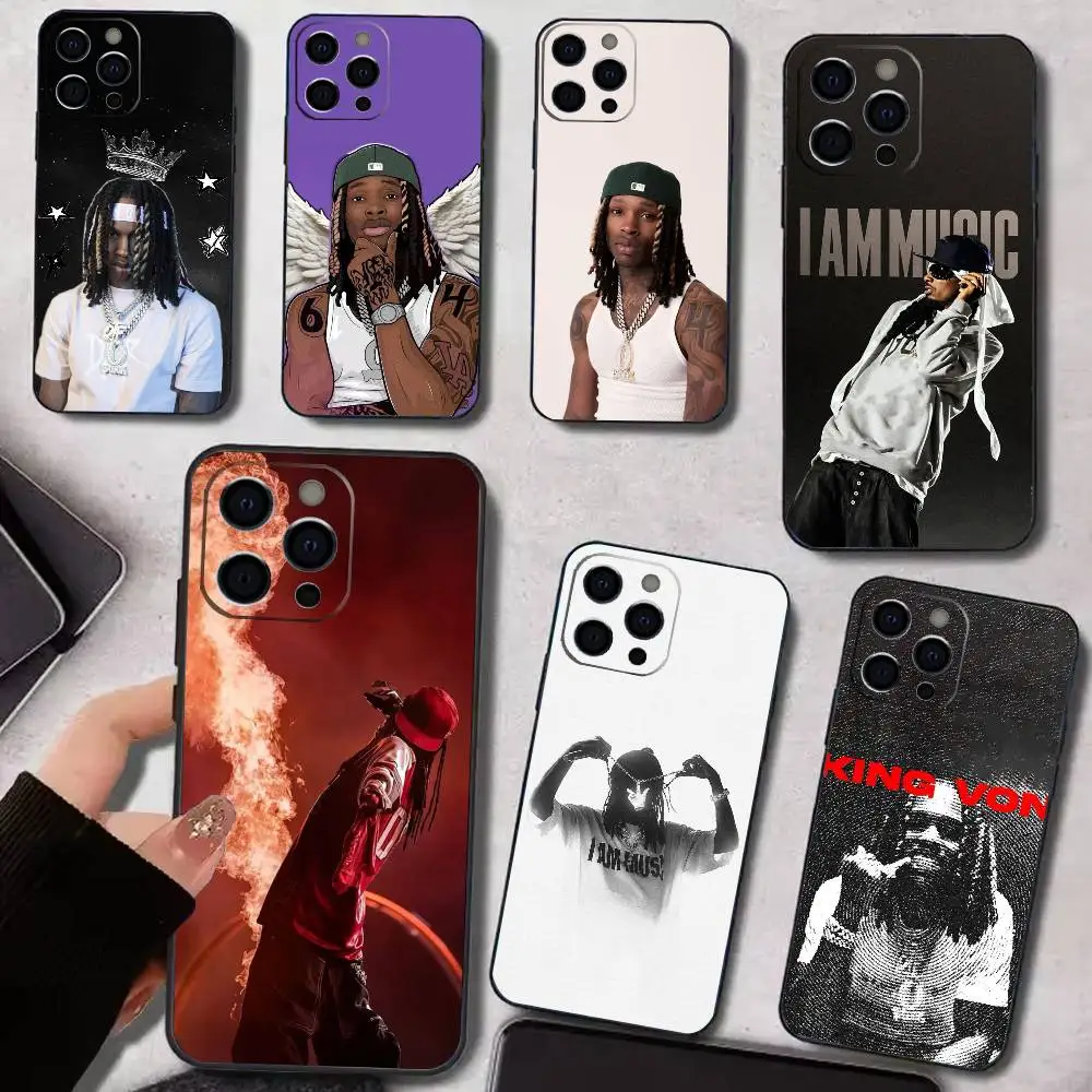 

Rap K-King V-Von Phone Case Silicone Soft For IPhone 17 16 15 14 13 12 11 X XR Plus Pro Max Plus