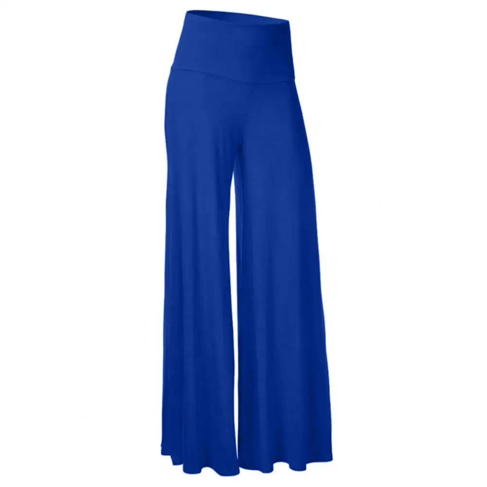 Ladies Elegant Fashion Straight Wide Leg Pants Sexy Elastic Comfortable High Waist Casual Trousers Korean Fashion брюки женские