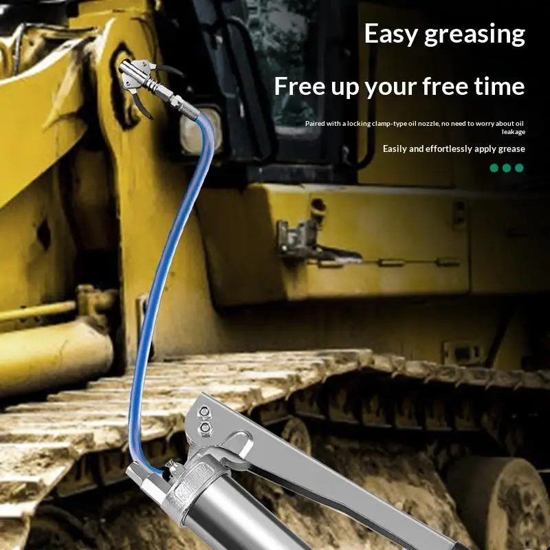 30-100cm Durable Grease Gun Hose High Pressure Leak-proof Replacement Accessory for Manual Air Powered Grease Guns Auto Work