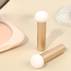 3PCS Aluminum handle small steamed bread sponge concealer brush cover dark circles acne marks smudge brush beauty brush