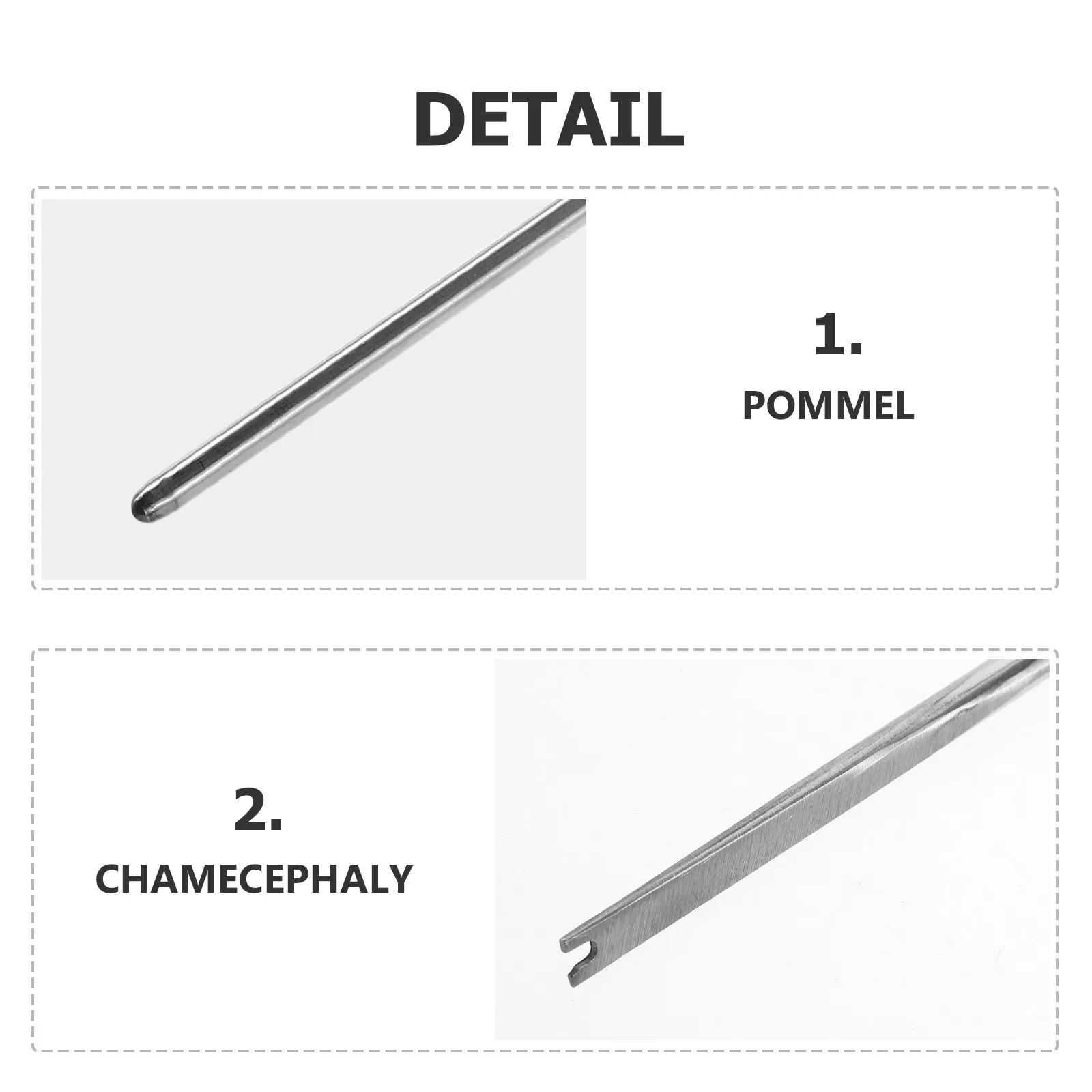 Stainless Steel Stick Flipping Rod Comfortable Grip Efficient Flipping Tool for Stuffed Animal Making DIY Hardware Components