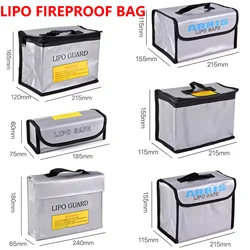 Lipo Battery Safety Bags Large Capacity Explosion-proof Storage Bag Pouch Fireproof for Quadcopter Airplane Car Boat RC Battery