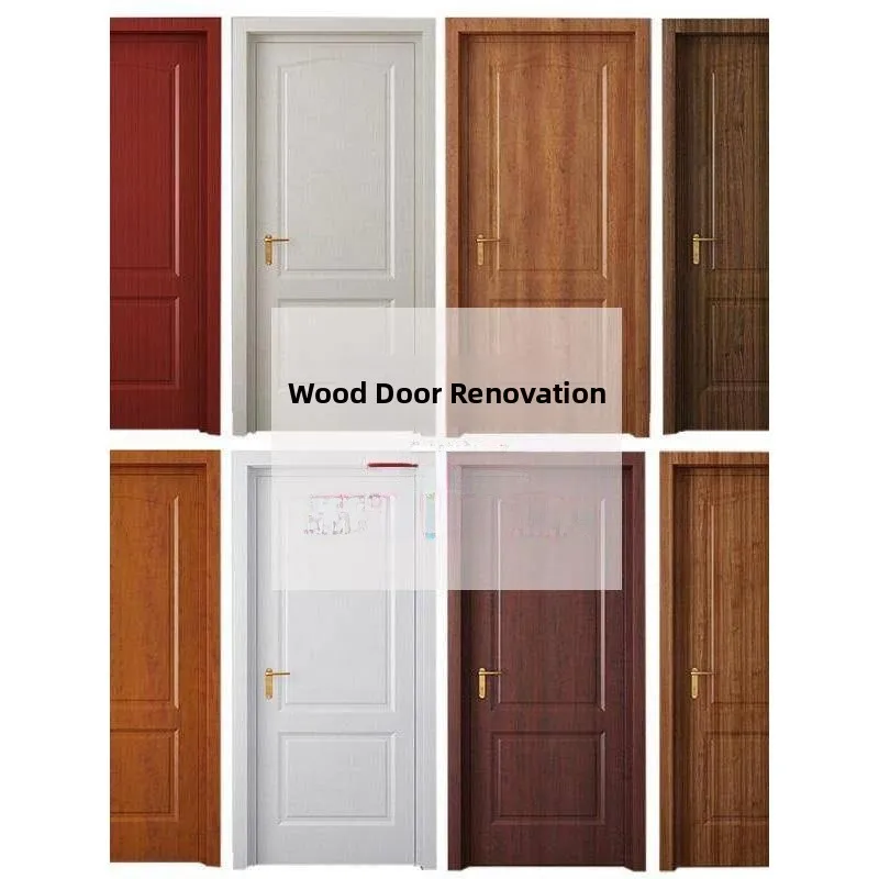 

Luxury Self Adhesive Door Sticker Cover Ugly Old Wooden Door Refurbish Bedroom Large Size Wall Decal Privacy Protection