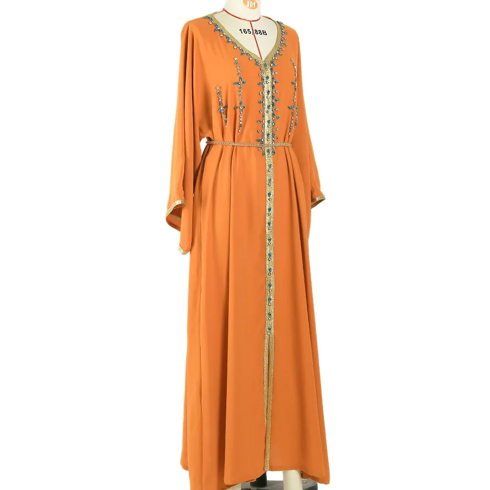 Uni 2024 festa festiva vestido feminino luxo diamante robe oriente médio muçulmano abaya árabe oman dubai marroquino jalabiya caftan ramadan