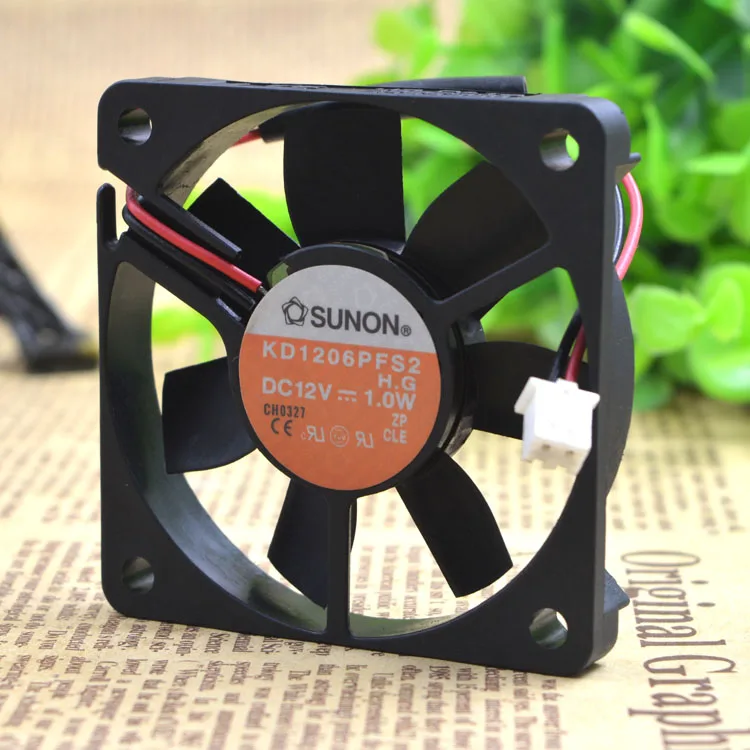 

ORIGINAL 6010 KD1206PFS2 12V 1.0W 6CM CASE COOLING FAN