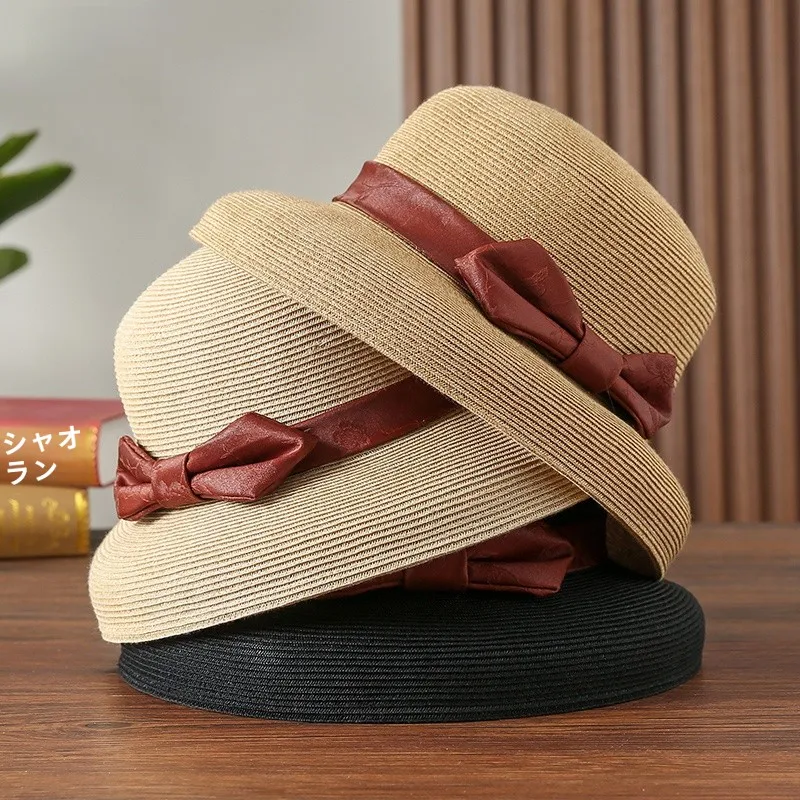 boutique-ele-women's-sun-hat-uv-protection-faionable-versatile-handwoven-polyester-fiber-spring-summer-autumn-travel-hat