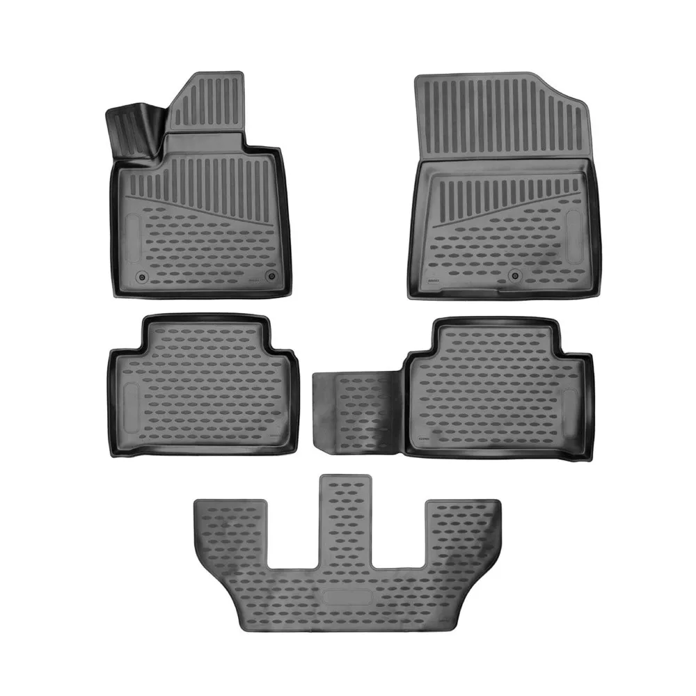 

Floor Mats Liner for Kia Sorento 2021-2024 Black TPE All-Weather 5 Pcs United States