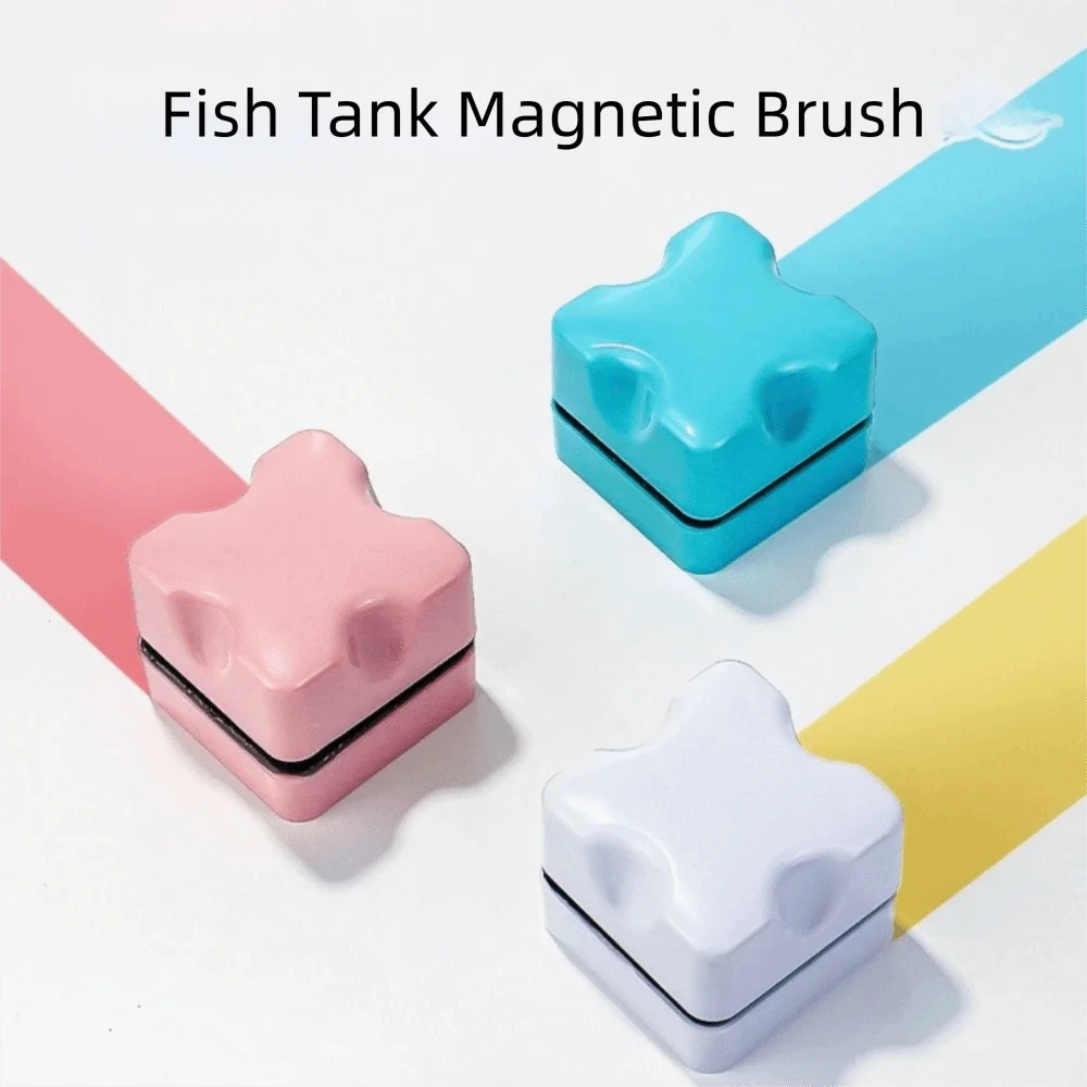 

Professional Mini Magnetic Aquarium Cleaner Double-Sided Efficient Fish Tank Cleaner No Scratch Glass Scrubber Glass Cleaning