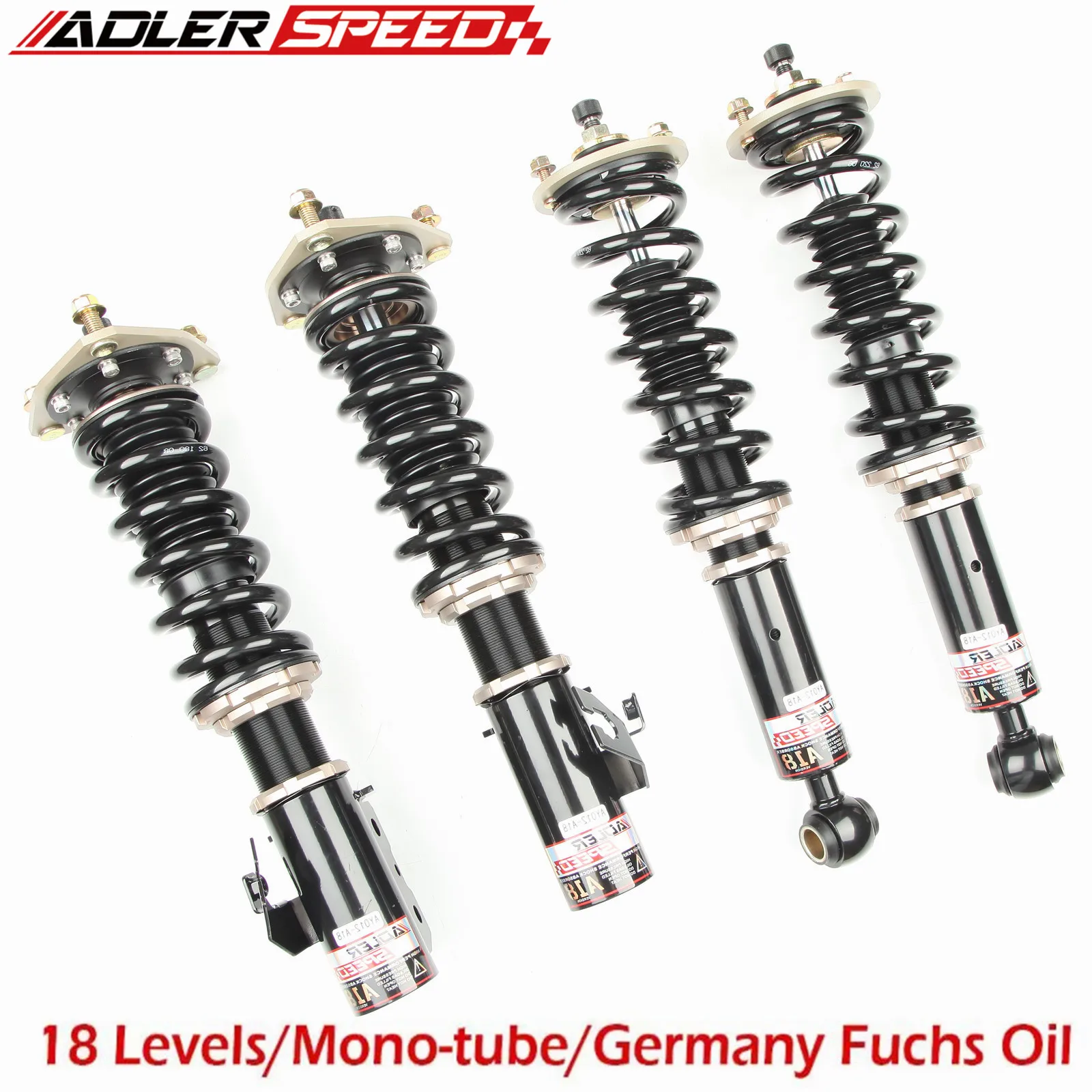 

ADLERSPEED 18 Ways Damping Coilovers Suspension Kit for Nissan 240SX 1989-94 (S13)