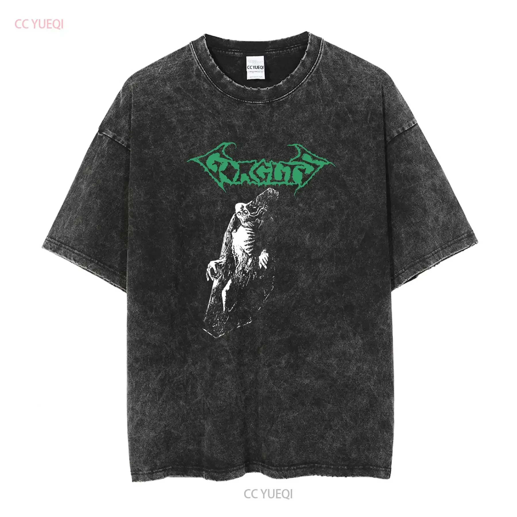 تي شيرت Gorguts تي شيرت معدني نادر عتيق تي شيرت مستهلك Mortician Immolation نشط التشفير الديمليخ Ulc #2