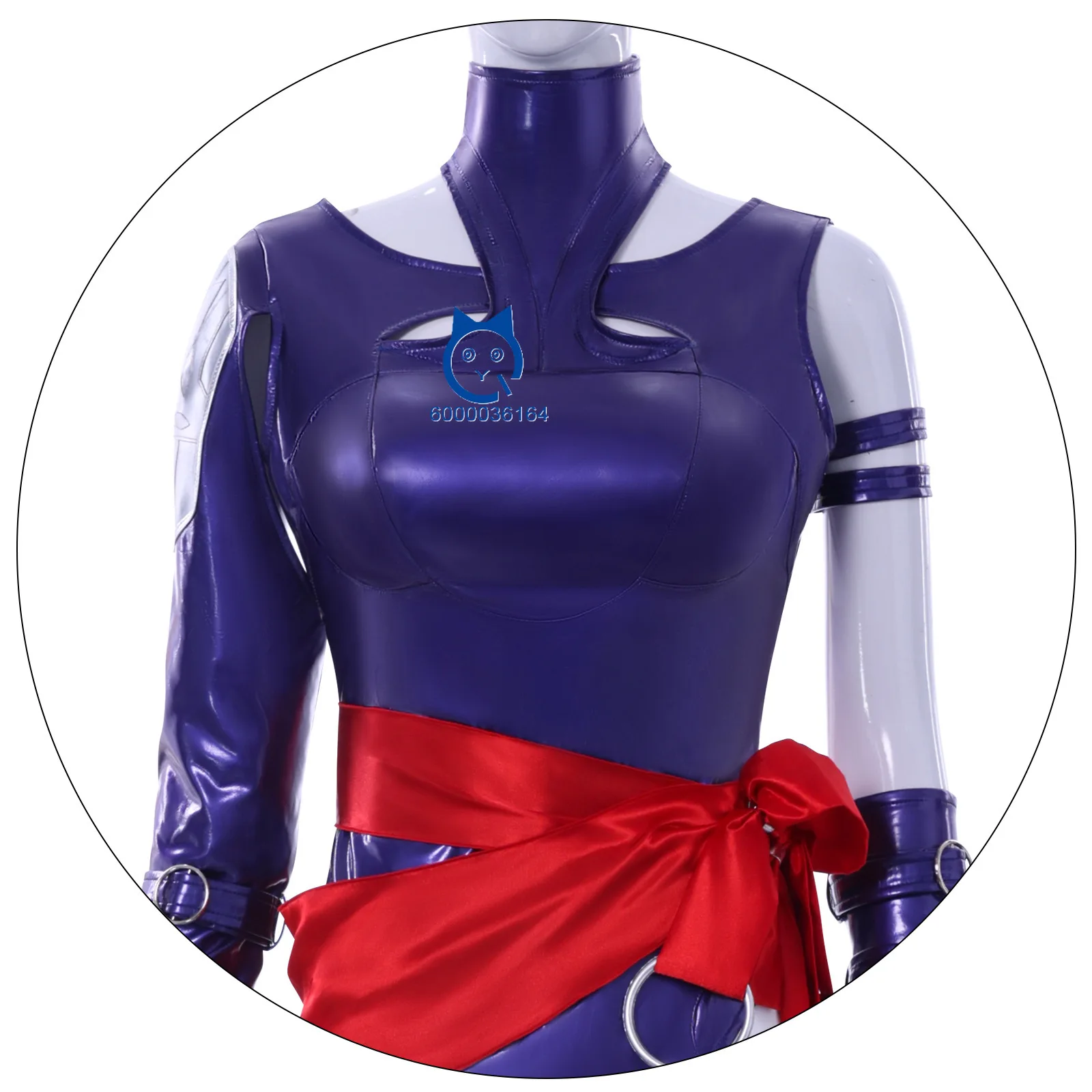 Popular Game Cosplay Costume Psylocke Role Playing Anime Sexy Purple Jumpsuit for Women Comic Con Halloween Party Suit with Sock