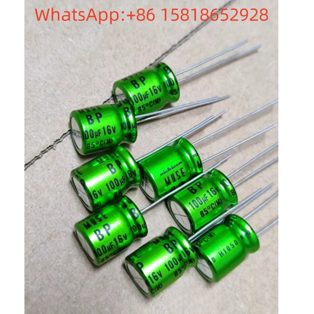 

10 шт. 16V100UF 10X12 NICHICON BP аудиоэлектролитические конденсаторы