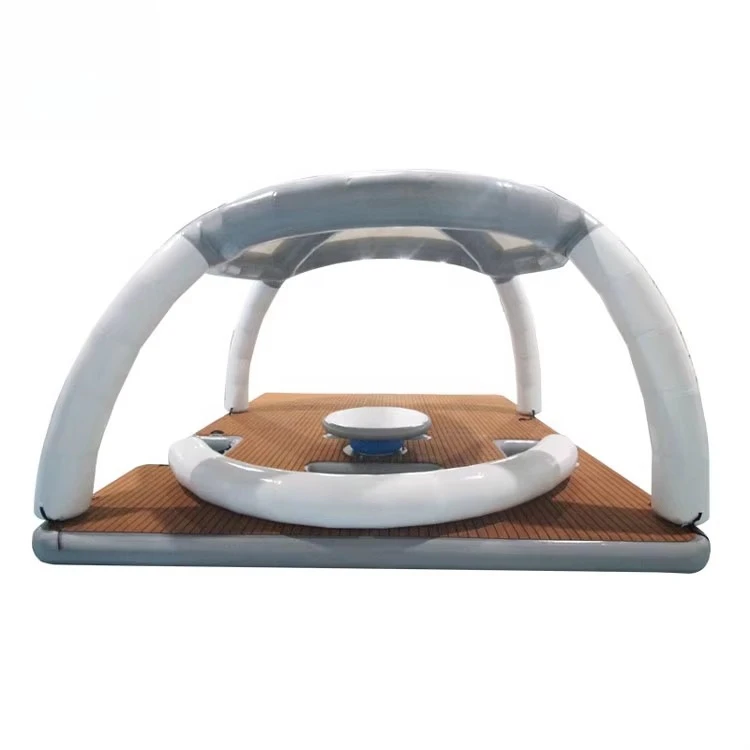 

Надувная плавучая платформа-док для водных вечеринок, диван-лодка из ПВХ, на 5-10 пассажиров, грузоподъемность 500 кг, с возможностью индивидуальной настройки цвета и логотипа