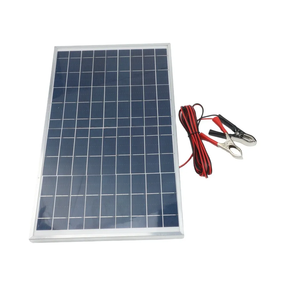 30W 12V for Solar Panel Kit Featuring Polycrystalline Silicon Cells for Efficient Solar Energy Harvesting in Remote Areas