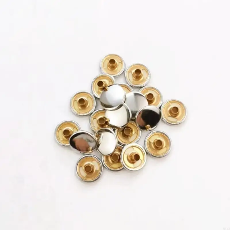 15mm Canvas Screw Marine Grade Screw Fastener Stainless Steel Button for Cover Sewing Leather Product Tent M4YD