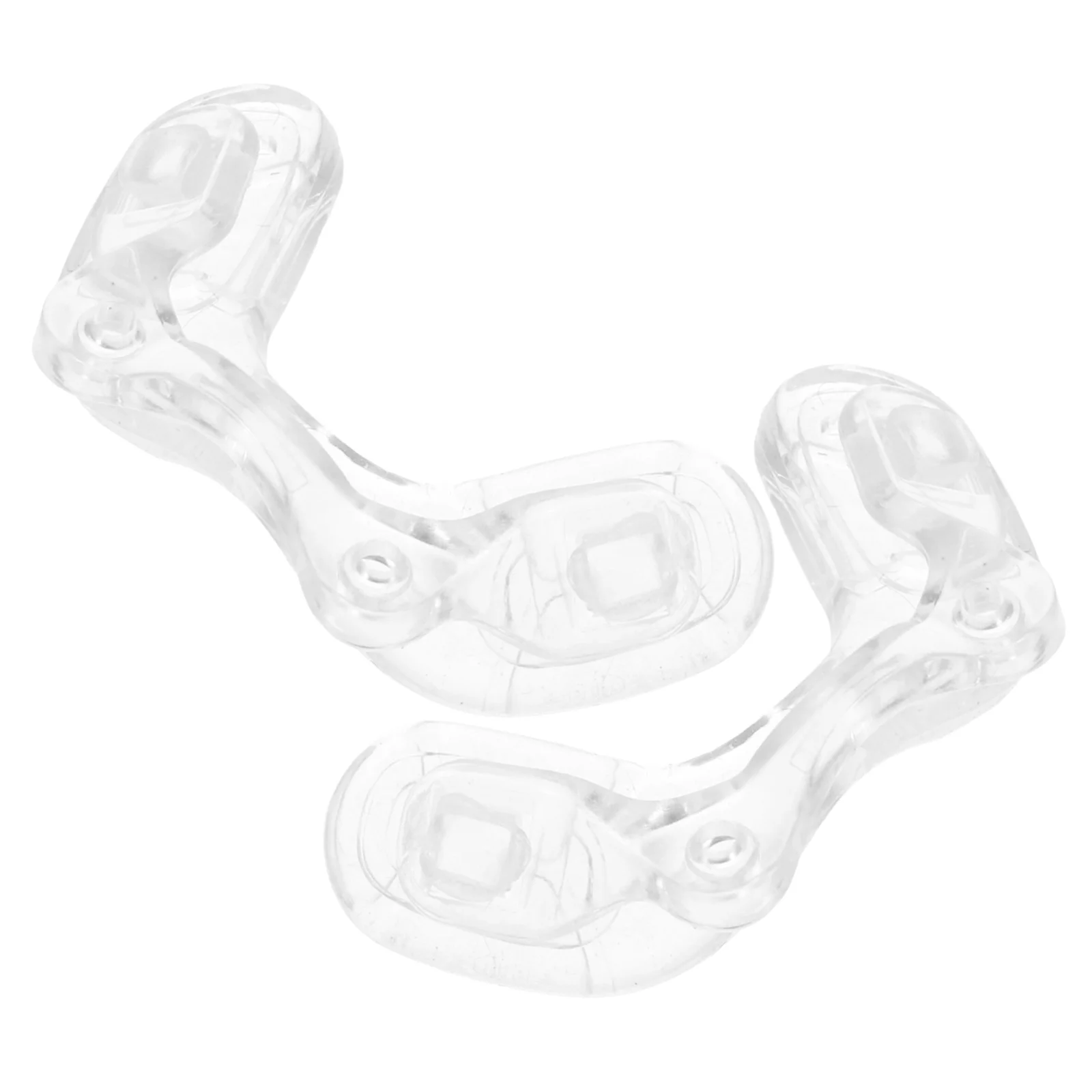 

2Pcs Silicone Nose Pads Saddles Bridge Anti Drop Eyeglass Nose Piece Soft Comfortable for Reading Glasses Sunglass Repair Kit