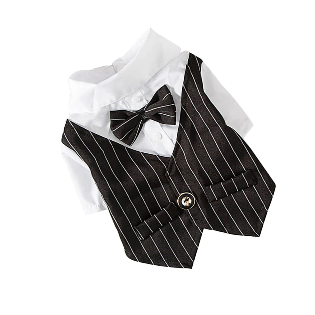 

Dog Suit Dress Gentleman Style Durable Soft Material Comfortable Pet Clothes Outfit Wedding Birthday Photo