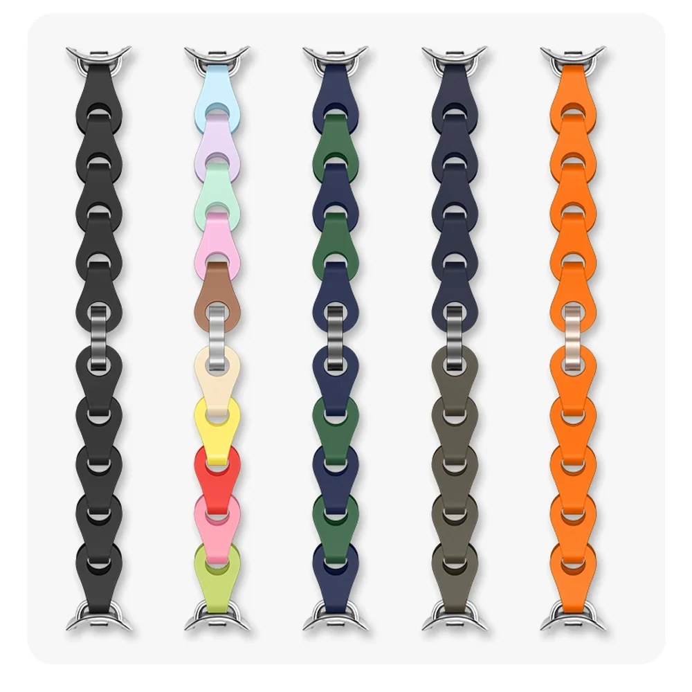 For Xiaomi Mi Band 10 Strap Silicone Wristband For Xiaomi Mi Band 8 9 Smartwatch Accessories Sport Watchband Slim Women Correa image 5