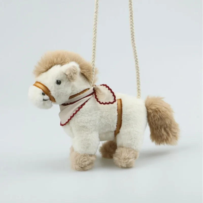 

Plush Crossbody Bags for Women Horse Cartoon Bags for Girl Mother Kids Bag Designer Bag Purse and Handbags Сумка Женская Sac