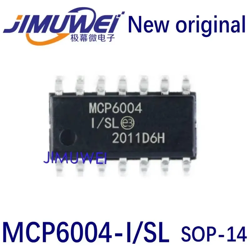 متحكم MCP6004-I/SL SOP-14 SMT 100% جديد ومبتكر