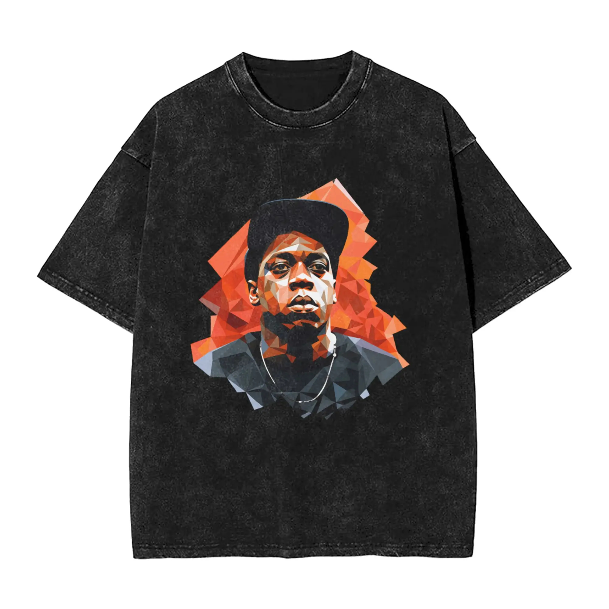 Jay Z T-Shirt Beach  Vintage T-Shirts Cotton Harajuku Tee Shirt For Men Short-Sleeve Loose Tops