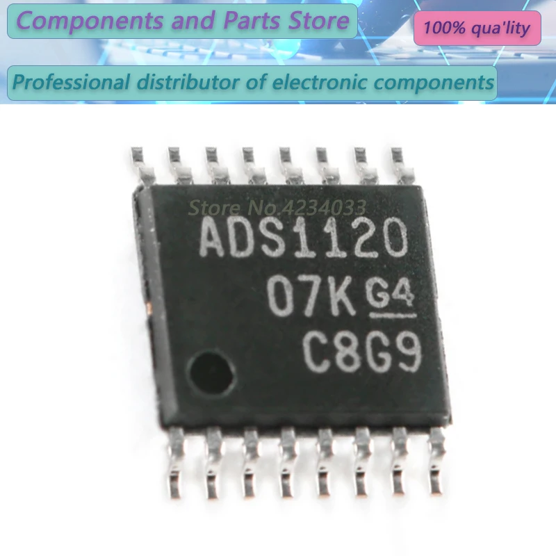1 قطعة ADS1120IPWR ADS1120IPW ADS1120I TSSOP-16 NEW100% ADS112 0IPWR #1