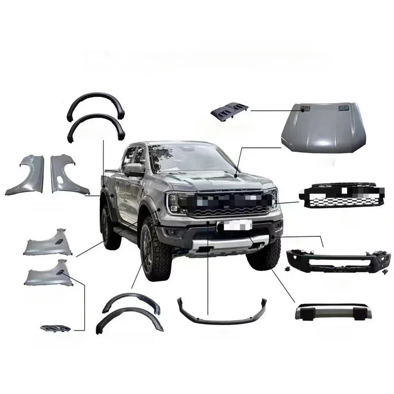 

Полный комплект кузова WILDTRACK SPORT COVER Передний бампер Задний бампер для Ranger T9 2023