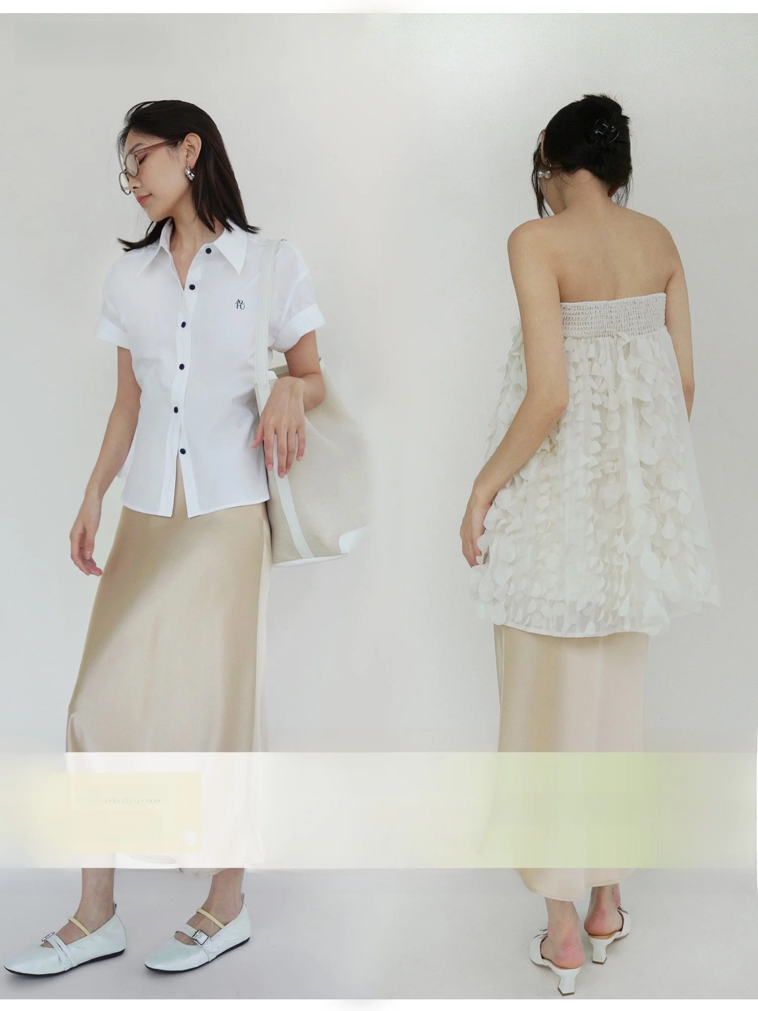 

High Waist Asymmetrical Skirt Spring Summer Women's Commute Style Umbrella Skirt Silken Lustrous Viscose Fiber H-Shape