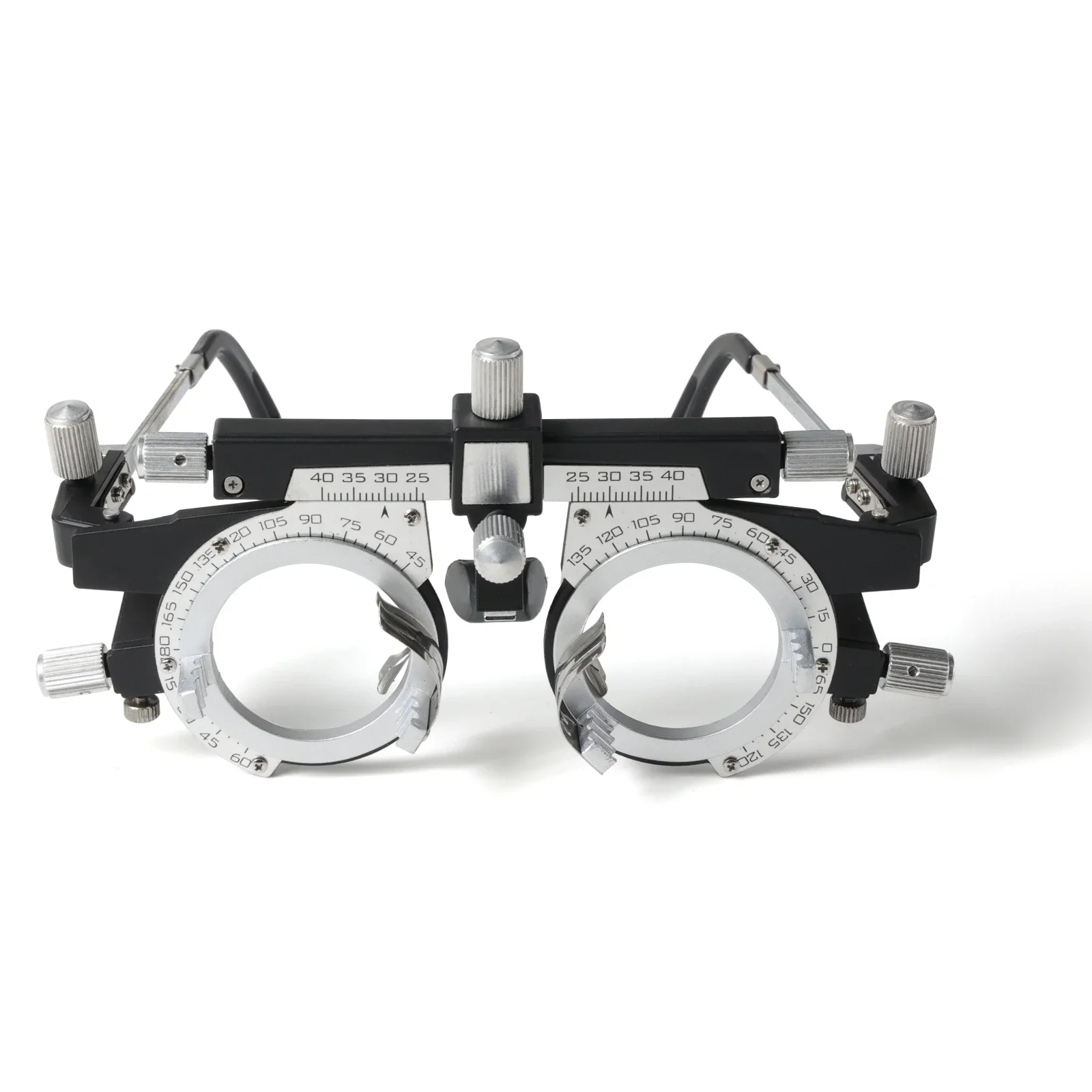 Professioneller Optometrie-Testrahmen aus Metall, verstellbar, PD 48 mm ~ 80 mm, für Brillen – Detail 1